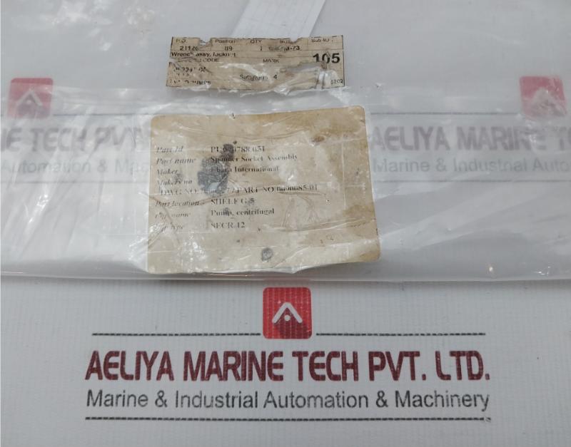 New Condition Spanner Socket Assembly 0090085-01 Ebara 90085-01j