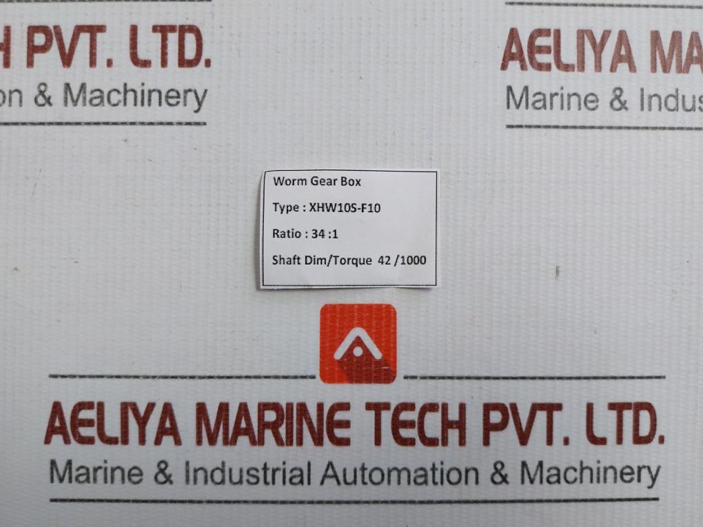 New Condition Worm Gear Box 34:1 Xhw10s-F10