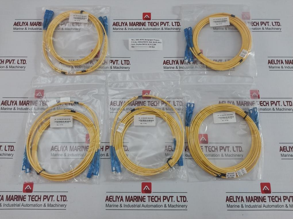 New Fibre Optic Cable Set Ftek-Dx-Sm-Sc/Sc-Pc-03m 320 Gm