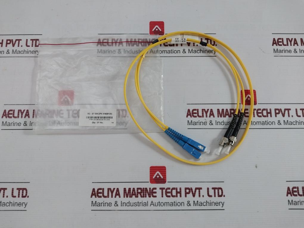 New Ftek-Dx-Sm-Sc/St-Pc-01m Fiber Optic Patch Cable 50 Gm