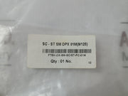 New Ftek-Dx-Sm-Sc/St-Pc-01m Fiber Optic Patch Cable Sc-St Sm