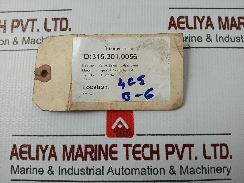 New Ingersoll Rand Oem Floating Stem Valve 31513534