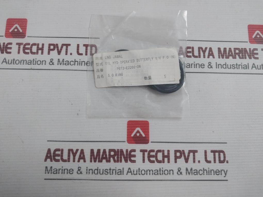 O-Ring Kit For Oil Hydraulic Operated Butterfly Valve Pbt3-E2202-101