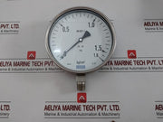 New Pressure Gauge 0-1.6 Kg/Cm2 By Wika 232.50.160