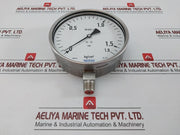 New Pressure Gauge 0-1.6 Kg/Cm2 By Wika 232.50.160