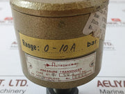 New Condition Pressure Transducer  0-10a Bar Part No. Gt-9/10