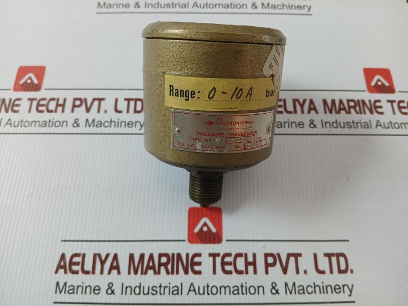New Condition Pressure Transducer  0-10a Bar Part No. Gt-9/10