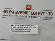 New Single Mode Duplex Fiber Optic Patch Cable Set Ftek-Dx-Sm-Sc/Sc-Pc-03m 330 Gm