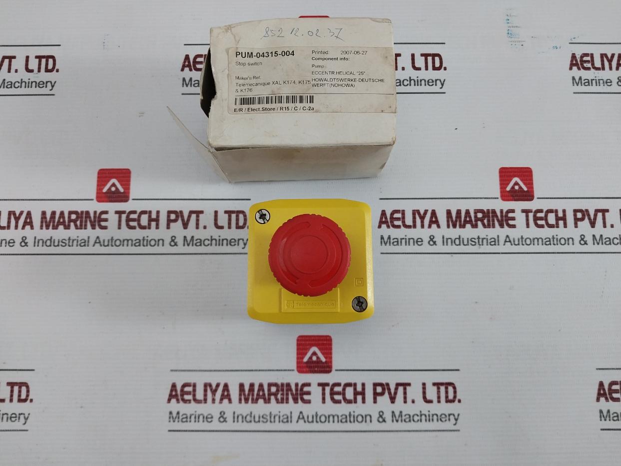 New Xal Telemecanique Stop Switch Pum-04315-004