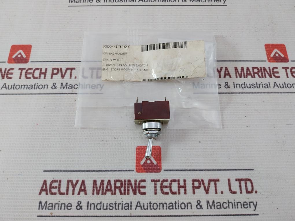 Nihon Kaiheiki S-ibw Toggle Switch 10A 125Vac