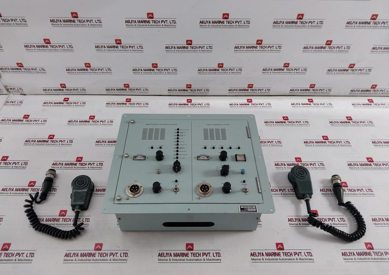 Nippon Hakuyo 0He-1075 Public Address System Control Panel Wm-3 Imp.600Ω