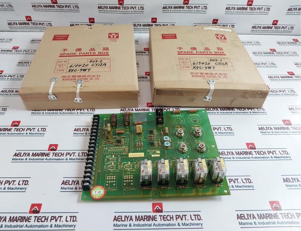 Nishishiba Electric Rvc-3Wt Control Panel Module Pcb