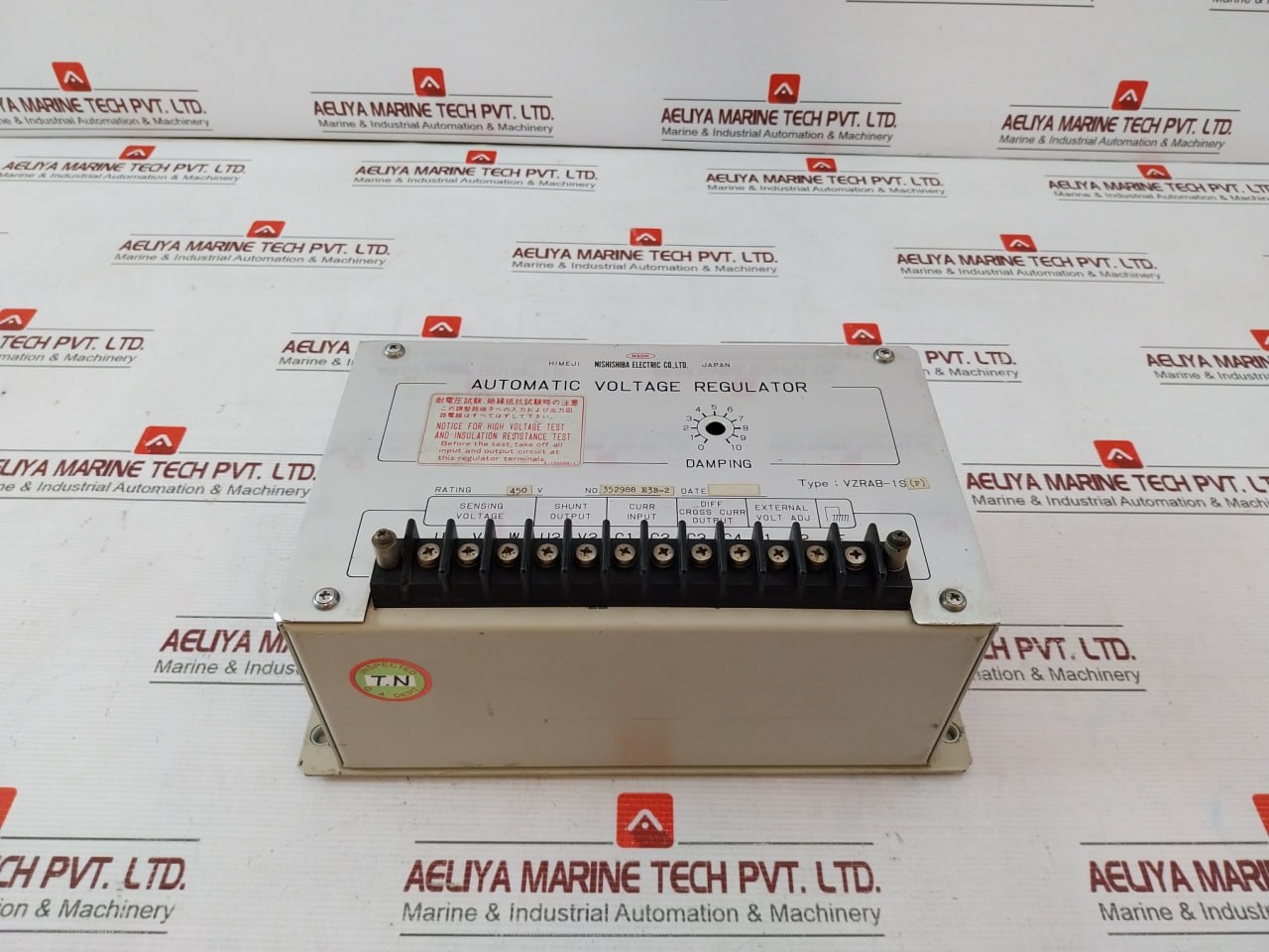 Nishishiba Electric Vzrab Vzrab-1S(P) Automatic Voltage Regulator 352988 E3B-2