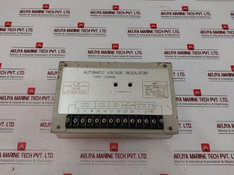Nishishiba Electric Vzrab-4A(P) Automatic Voltage Regulator 450V