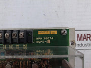 Nishishiba Kspd-1A Fault Detector Pcb Npn 36074, 8404257 Ch, 4-108239-2
