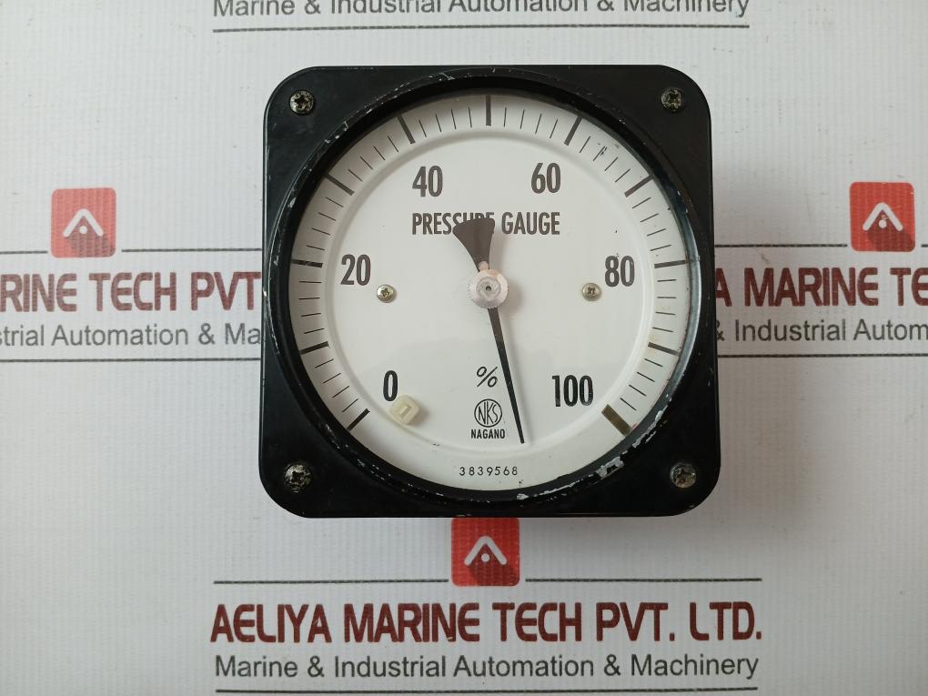 Pressure Gauge 0 To 100 % By Nagano Keiki In  860 Gm