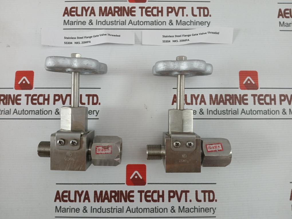Nks Flanged Gate Valve Stainless Steel Threaded, 20Mpa Ss304