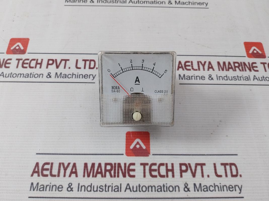 Nora Sa-60 Analog Ammeter Class 2.5