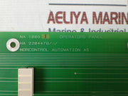 Norcontrol Automation Na 1008 1 Operator Panel Au-343 Ha 220447B/B/