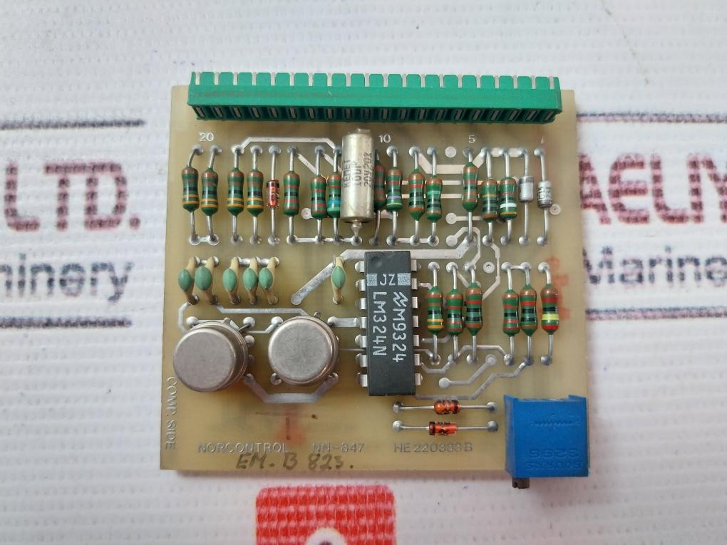 Norcontrol Nn-847 I/O Adaptor Ac-voltage/Frequence Input Board
