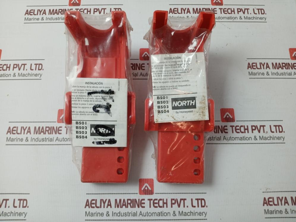 North Bs02R Ball Valve Lockout Polypropylene