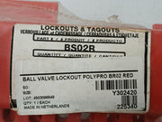 North Bs02R Ball Valve Lockout Polypropylene
