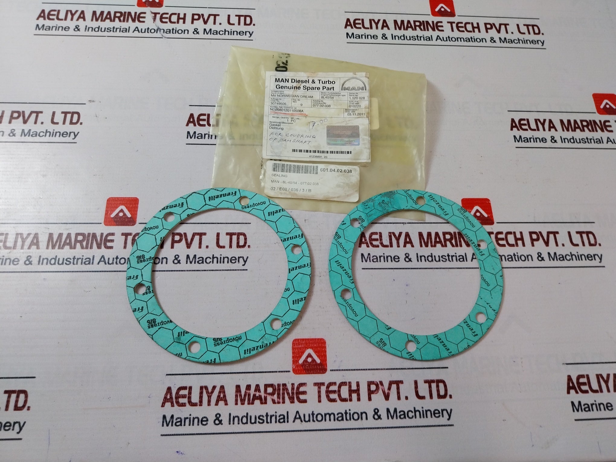 Man 077.02.038 Gasket Set 30749505