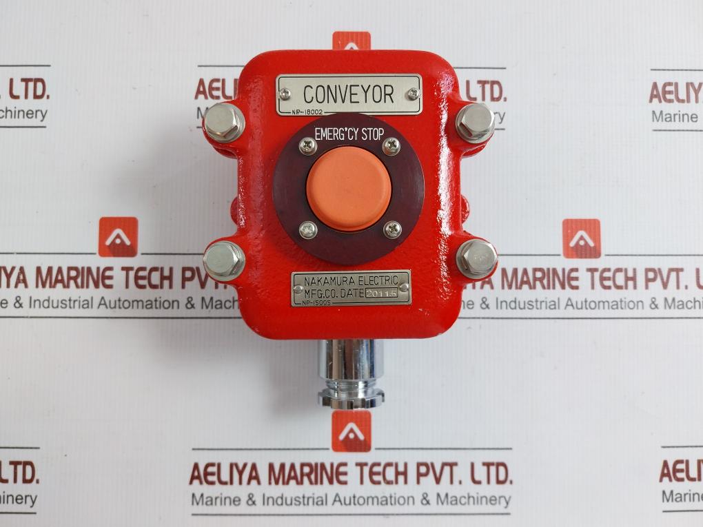Np-15005 By Nakamura Electric Conveyor Emergency Stop Switch In New Condition - 2.340 Kg