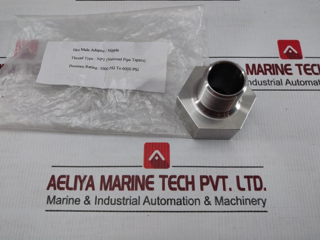 Npt (National Pipe Tapers) Hex Male Adapter/Nipple