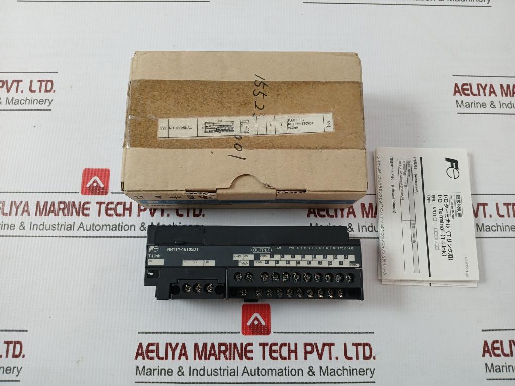 Nr1ty-16t05dt Digital I/O Terminal Module By Fuji Electric Dc24v 0.5a