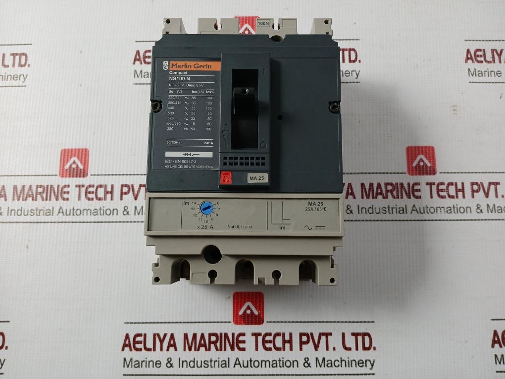 Ns100 N Circuit Breaker Compact 5060hz 750v By Merlin Gerin