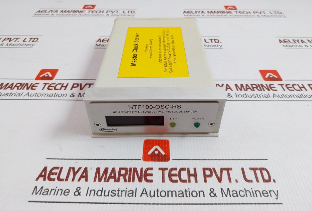 Ntp100-Osc-Hs High Stability Network Time Protocol Server 9-28vdc Masterclock