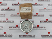 Nuova Fima En837-1 Manometer, 0-400 Bar / 0-5500 Psi, Aisi 316L Tube