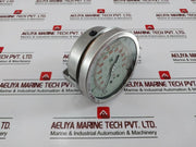 Nuova Fima En837-1 Manometer, 0-400 Bar / 0-5500 Psi, Aisi 316L Tube
