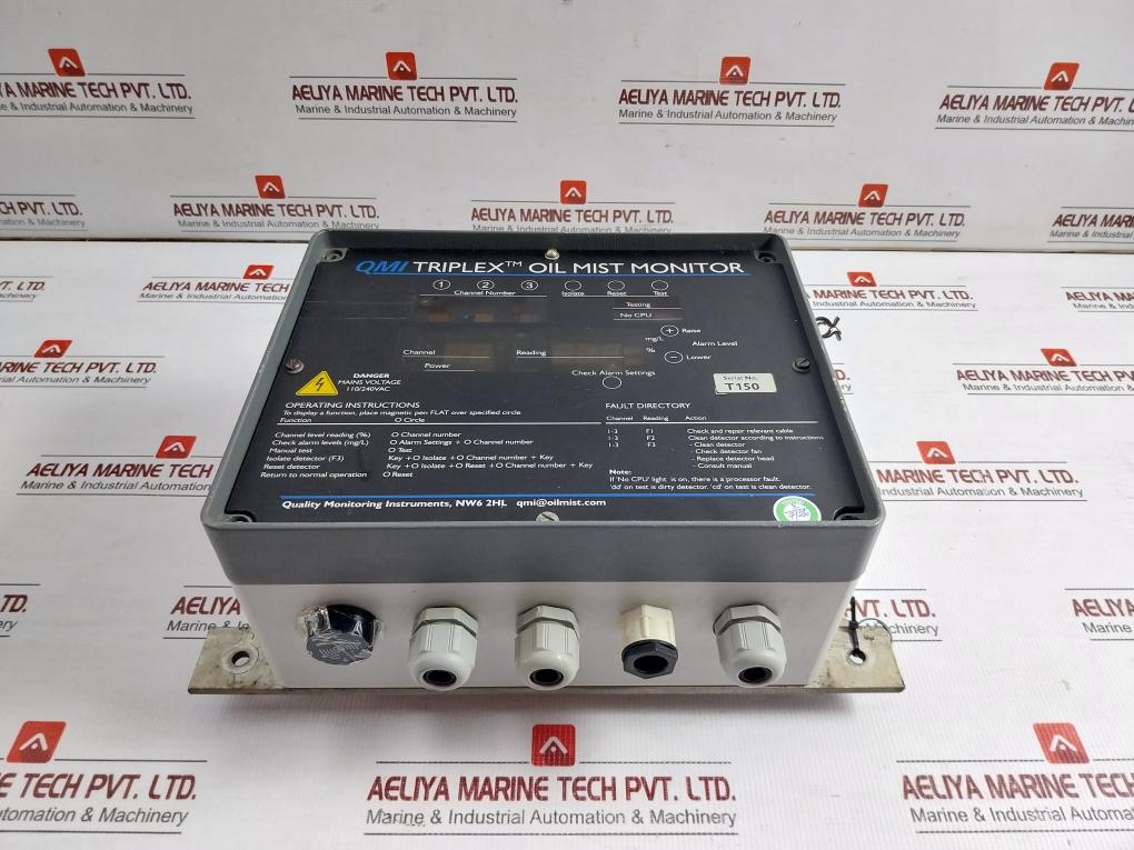 Nw6 2hl Oil Mist Monitor 110/240vac Brand Qmi Triplex