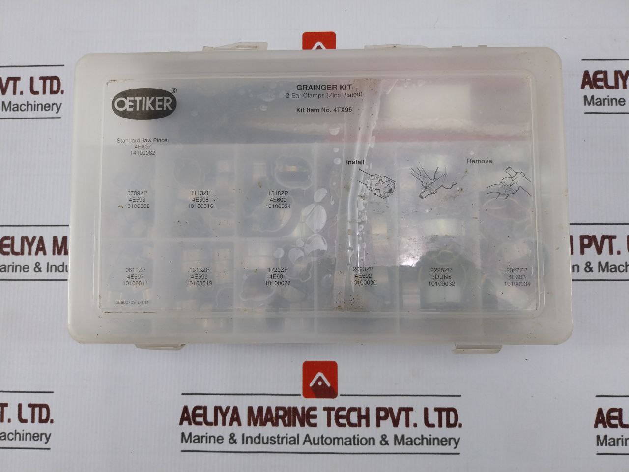 Oetiker 4Tx96 Hose 2-ear Clamp With Jaw Pincer Assort Grainger Set 4E607 4E596