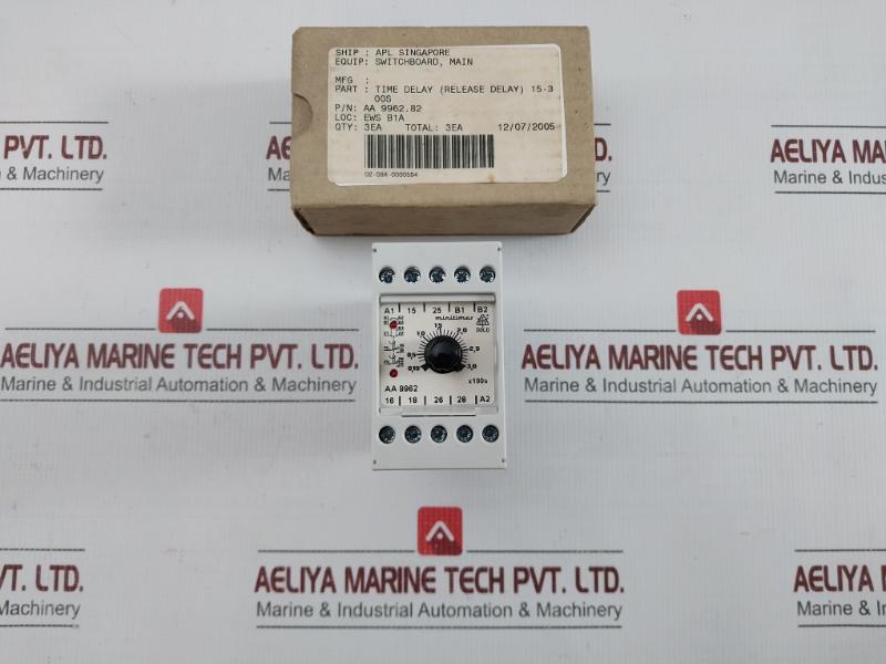 Off-Delay Time Relay 230vac E. Dold & Sohne Aa 9962.82