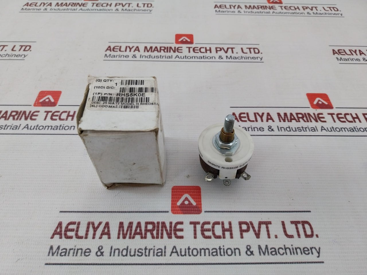 Ohmite Rhs5K0E Rheostat 25 Watt 5000Ω 0.071 Amp