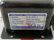 Olb-2hflt Ignition Transformer By Olympia 220v 50/60hz