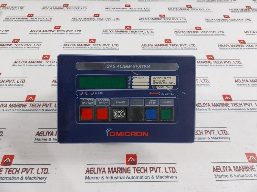 Omicron Je109020 Gas Alarm System Used