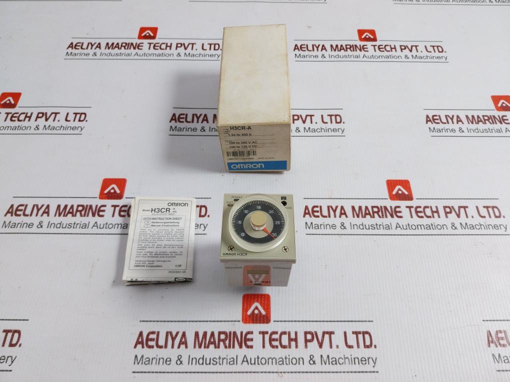 Omron-100-240Vac-50-60Hz-5A-0696882-6A-Solid-state-Timer-H3Cr-a8E-208491-1