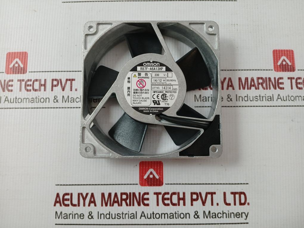 Omron-Impedance-Protected-Ac-Axial-Fan-R87f-A6a13hp-230vac-14-12w-50-60hz-1