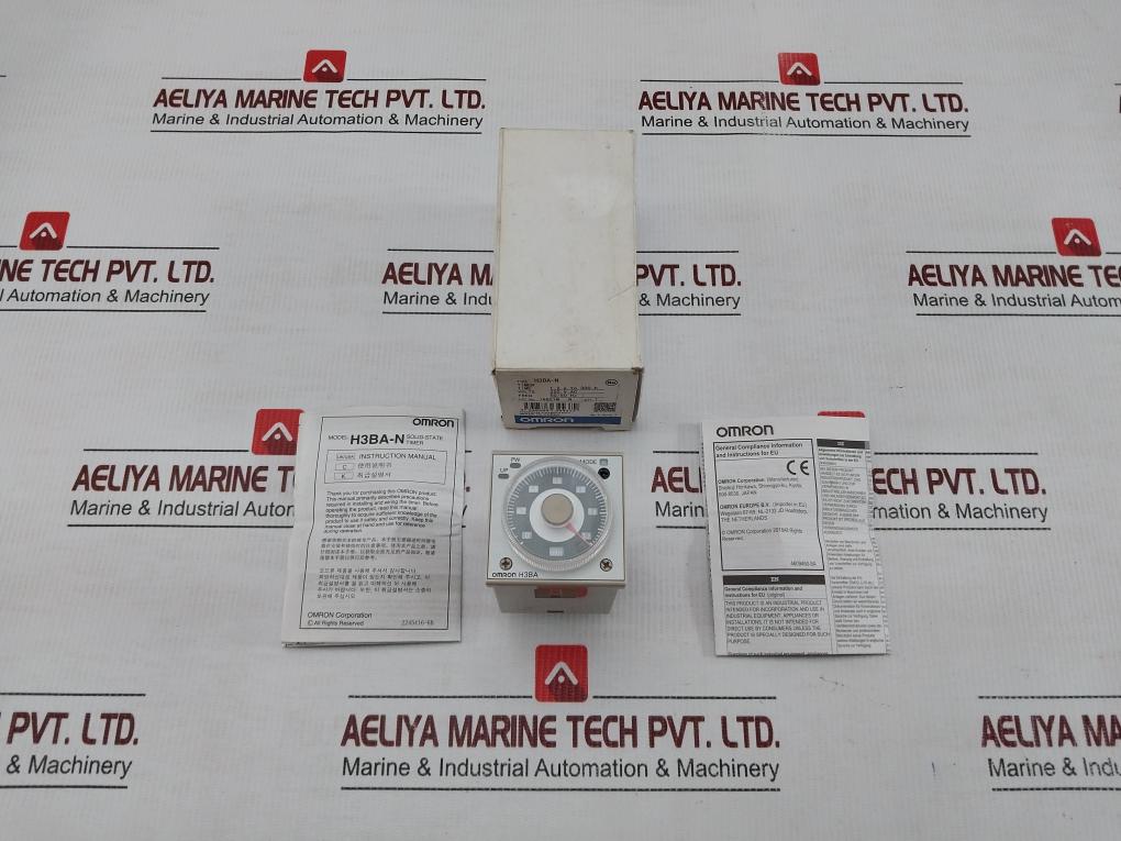 Omron-Solid-State-Timer-0-1-2-Min-1-2s-to-300h-220-Vac-50-60hz-H3BA-N-209844-1