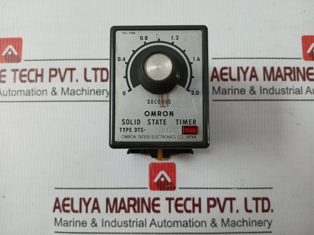 Dts-24vdc Solid State Timer By Omron 100vdc 0-2.0 Seconds