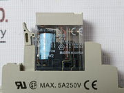 Omron G2R-2-sndi (S) General Purpose Relay With Base 120V Ac 24V Dc