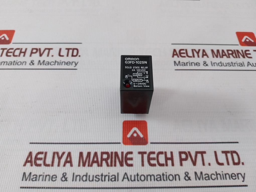Omron G3Fd-102Sn Solid State Auxiliary Relay 2A 125Vdc 1Ss-1-00
