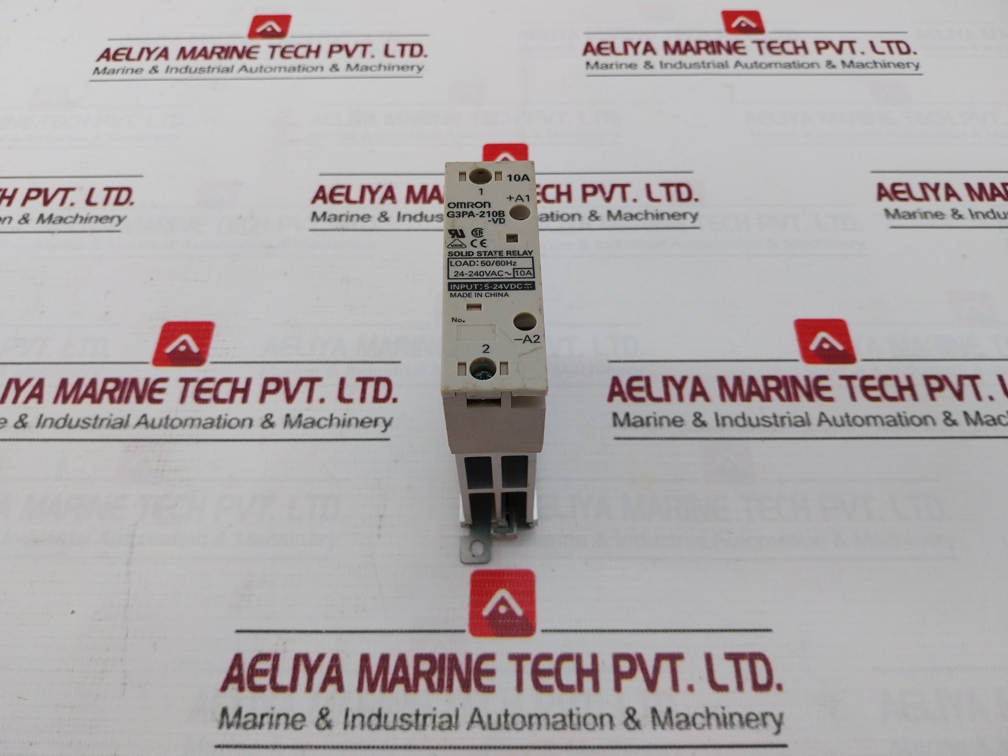 Omron G3Pa-210B-vd Solid State Relay 50/60 Hz 24-240Vac 10A