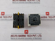 Omron H3Cr-a8 Solid-state Analog Timer W/ Base 5A 250Vac Dc-13 0.5A. 30V P2Cf-08