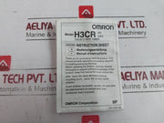 Omron H3Cr-a8 Solid-state Timer 100-240Vac 50/60Hz/ 100-125Vdc 5A 3C3Vkk9D