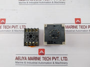 Omron H3Cr-a8 Solid State Timer With Socket Pf083A 0-30Sec 0.05S-300H 100-240Vac